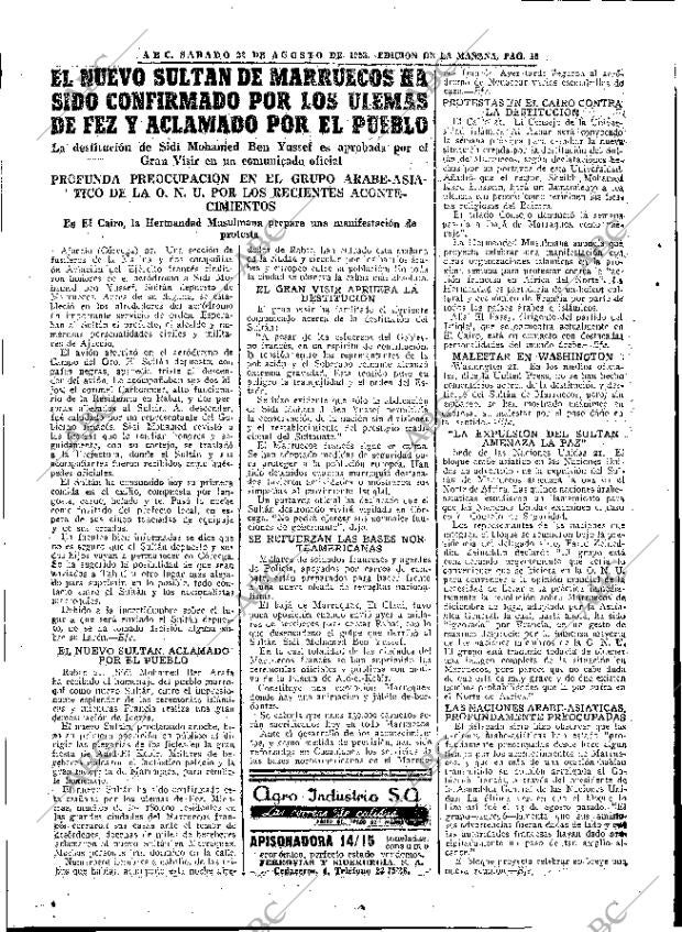 ABC MADRID 22-08-1953 página 10