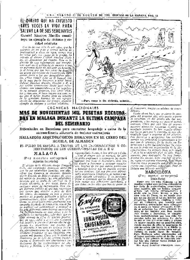 ABC MADRID 22-08-1953 página 15