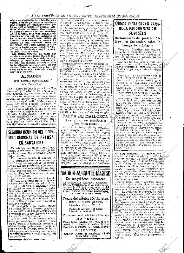 ABC MADRID 22-08-1953 página 16