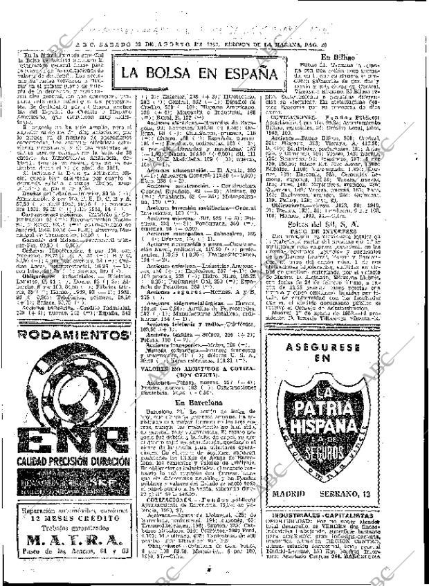 ABC MADRID 22-08-1953 página 20