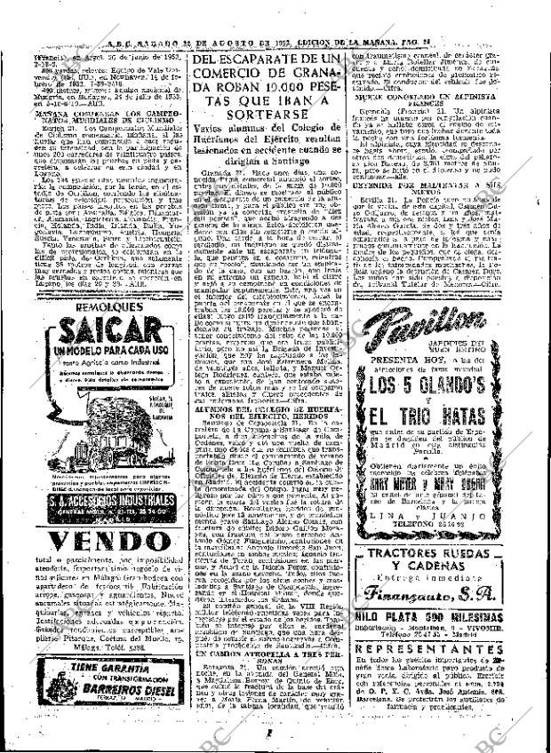 ABC MADRID 22-08-1953 página 24