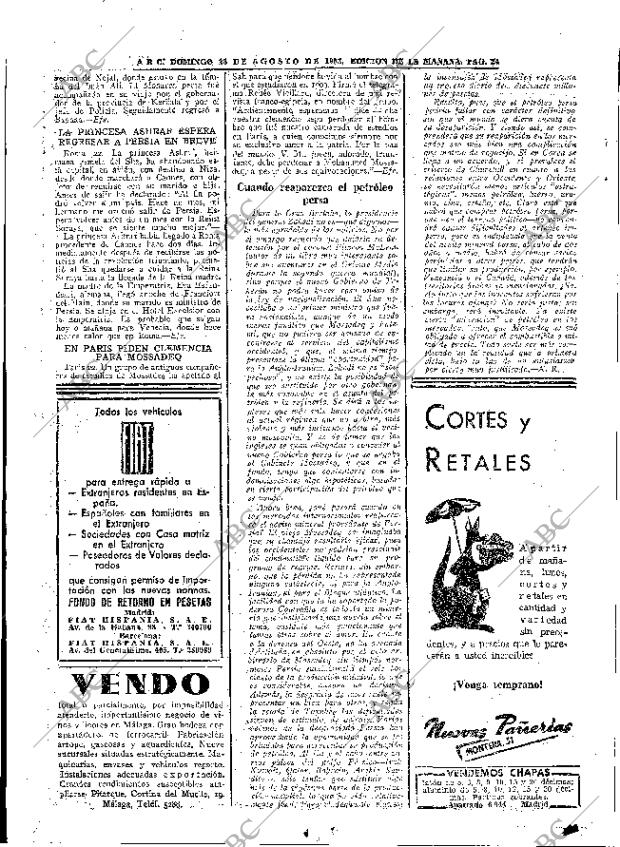 ABC MADRID 23-08-1953 página 20