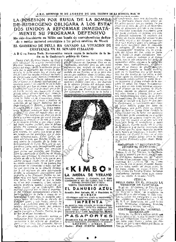 ABC MADRID 23-08-1953 página 24