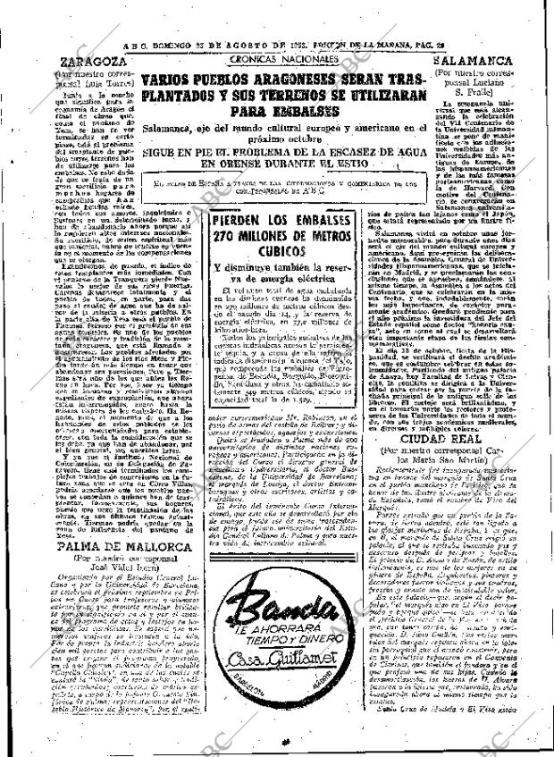 ABC MADRID 23-08-1953 página 25