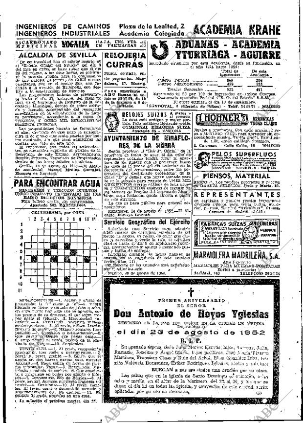ABC MADRID 23-08-1953 página 45