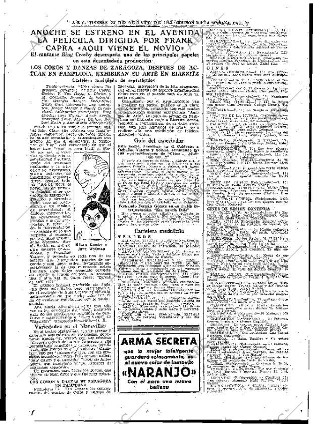 ABC MADRID 28-08-1953 página 27