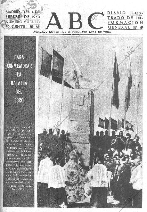 ABC MADRID 03-09-1953 página 1