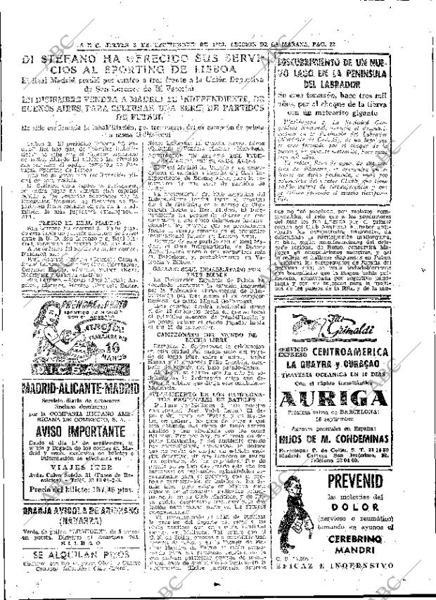 ABC MADRID 03-09-1953 página 22