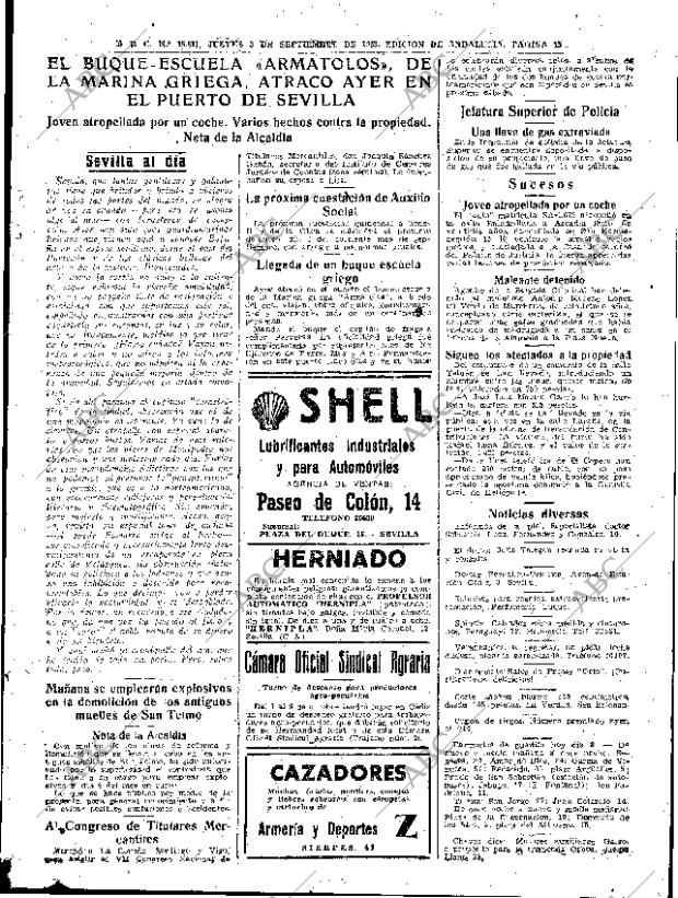 ABC SEVILLA 03-09-1953 página 15