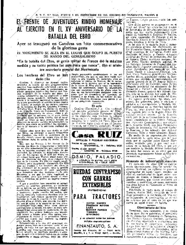 ABC SEVILLA 03-09-1953 página 9