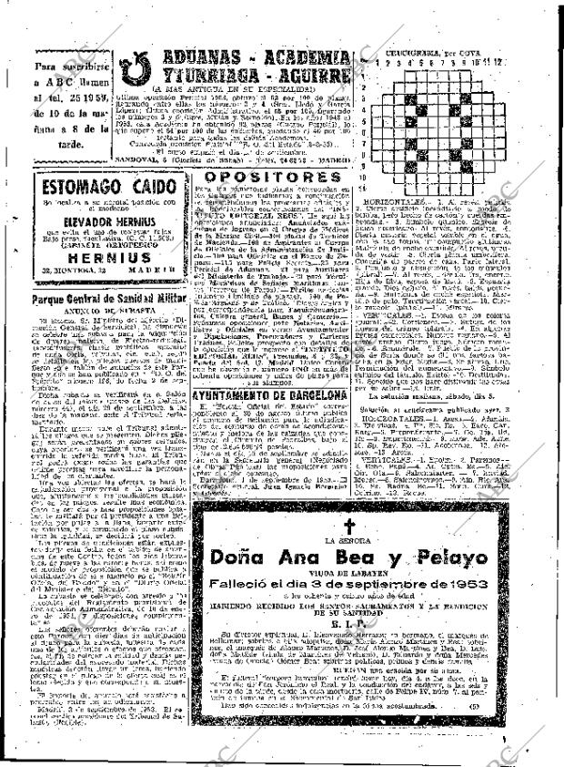 ABC MADRID 04-09-1953 página 25