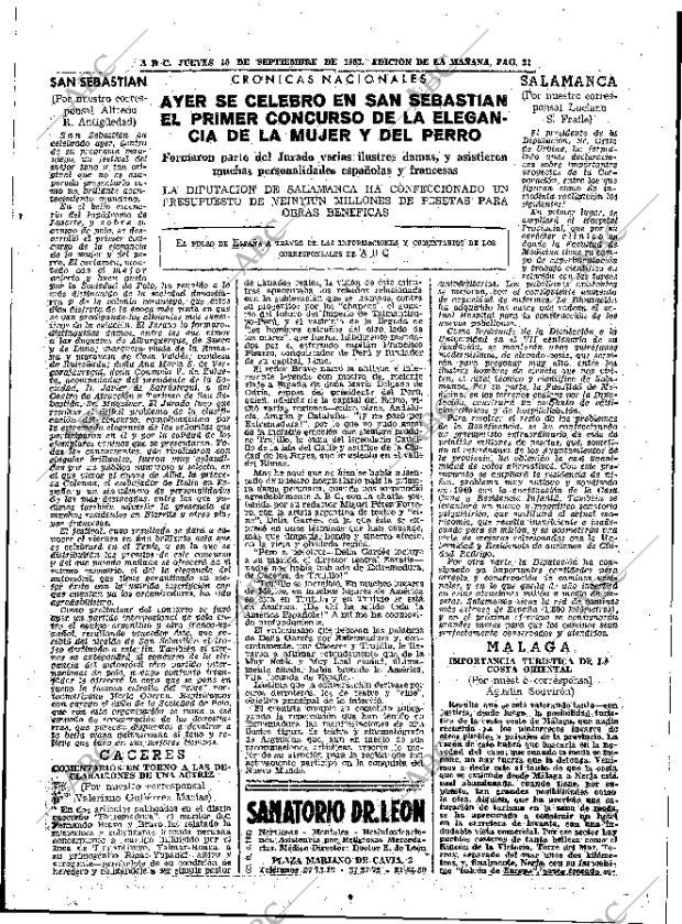 ABC MADRID 10-09-1953 página 21