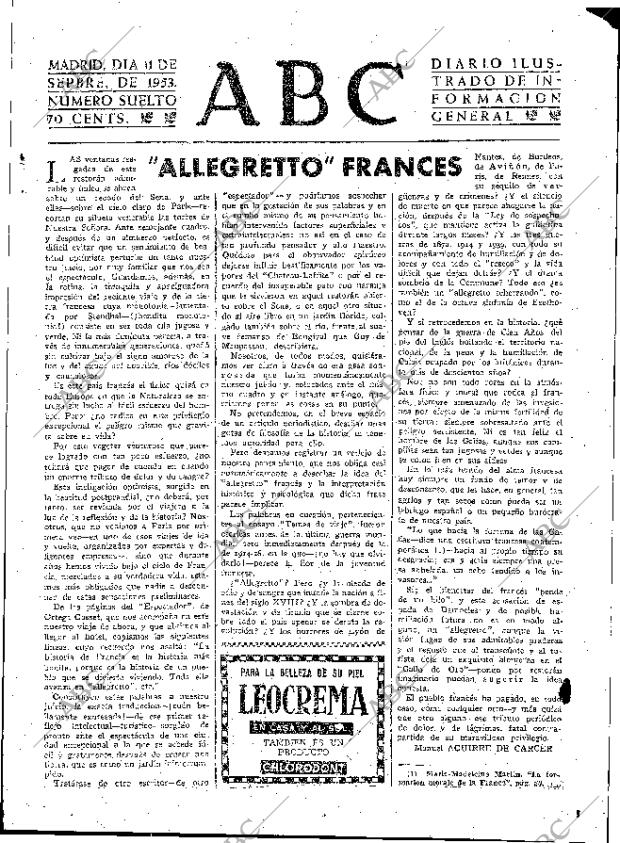 ABC MADRID 11-09-1953 página 3