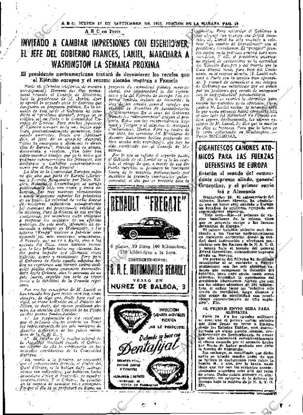 ABC MADRID 17-09-1953 página 19