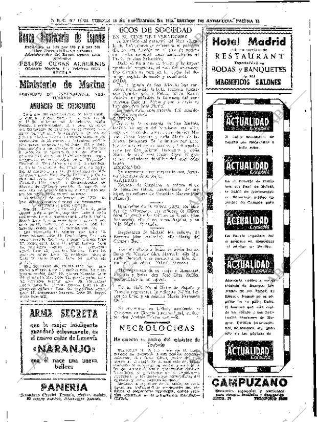ABC SEVILLA 18-09-1953 página 14