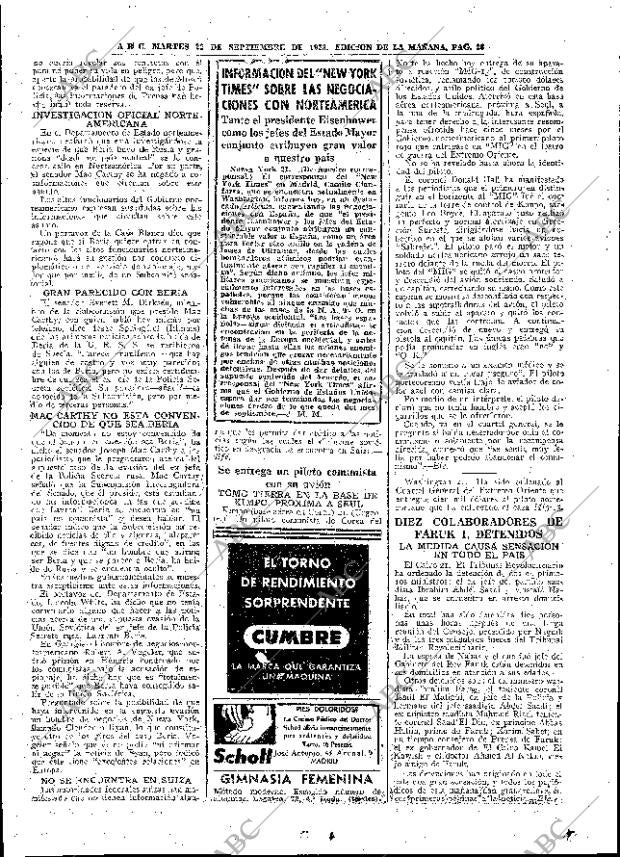 ABC MADRID 22-09-1953 página 26