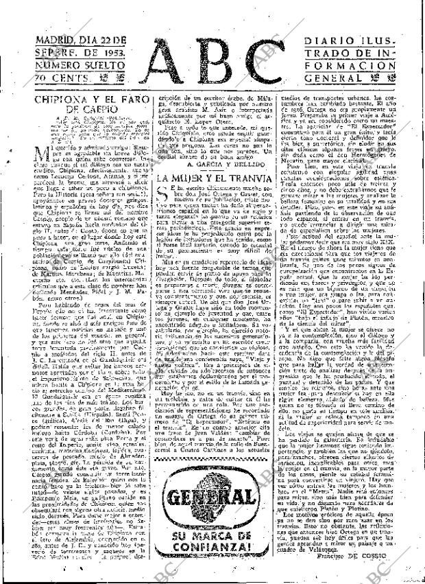 ABC MADRID 22-09-1953 página 3