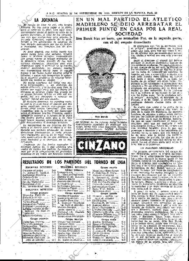 ABC MADRID 22-09-1953 página 33