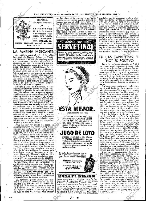ABC MADRID 23-09-1953 página 16