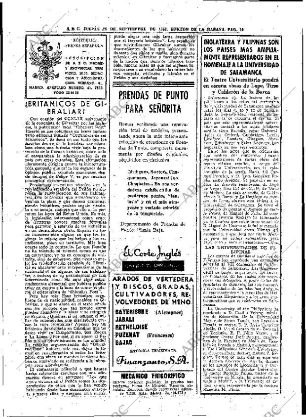 ABC MADRID 24-09-1953 página 16