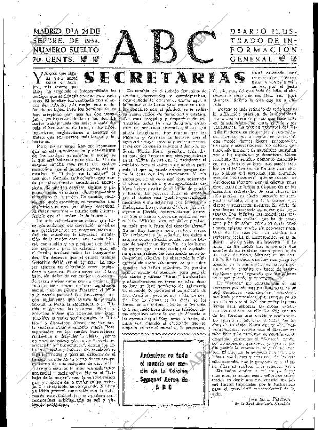 ABC MADRID 24-09-1953 página 3