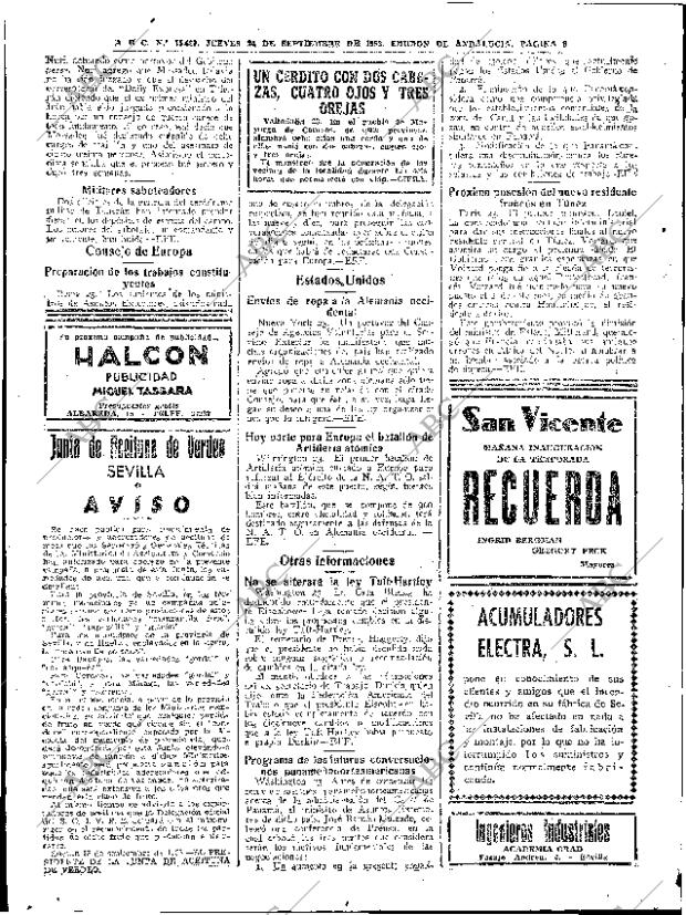 ABC SEVILLA 24-09-1953 página 8
