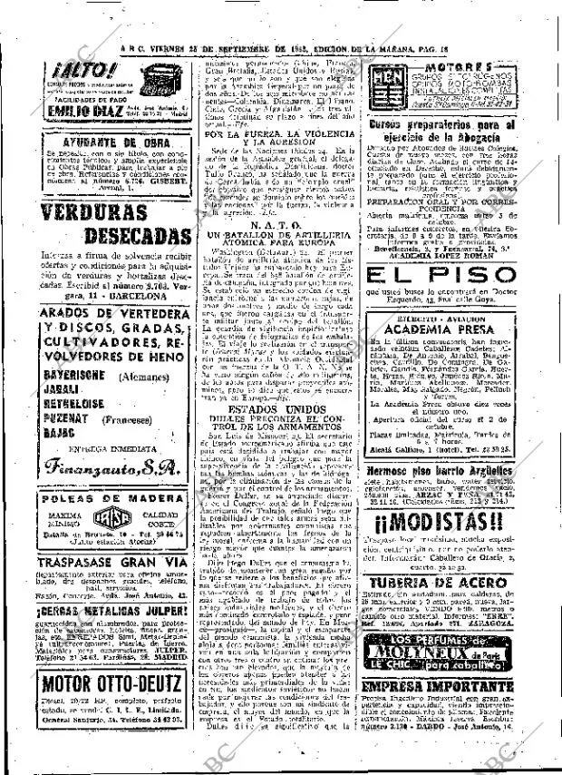 ABC MADRID 25-09-1953 página 18