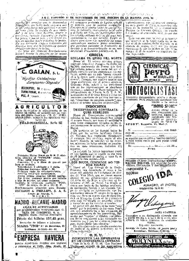 ABC MADRID 27-09-1953 página 40