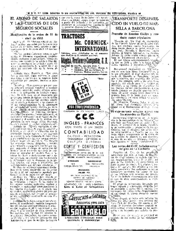 ABC SEVILLA 29-09-1953 página 10