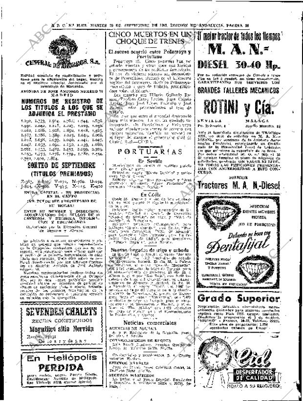 ABC SEVILLA 29-09-1953 página 16