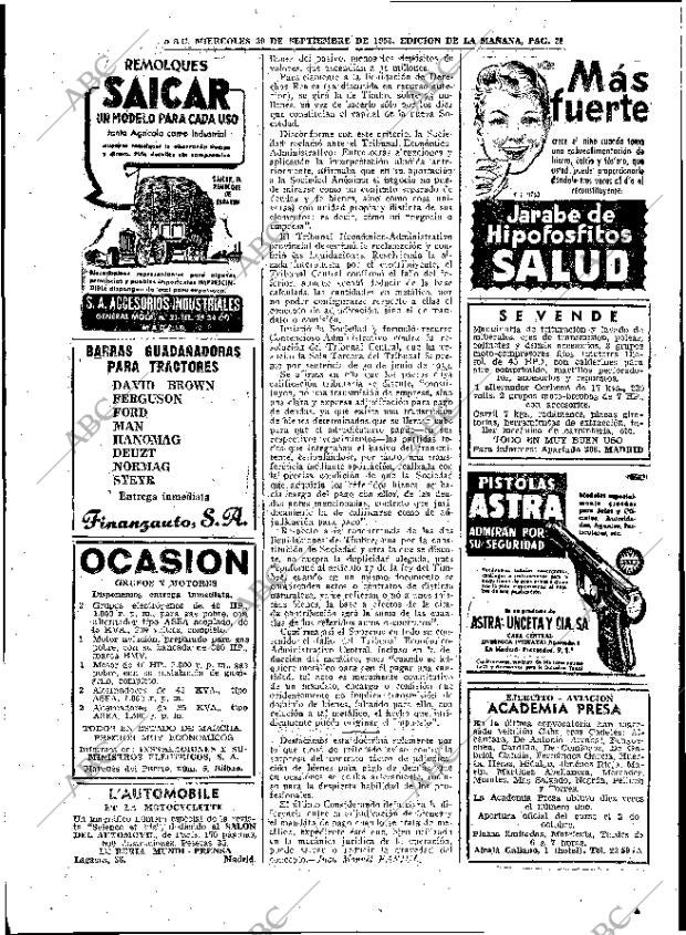 ABC MADRID 30-09-1953 página 28