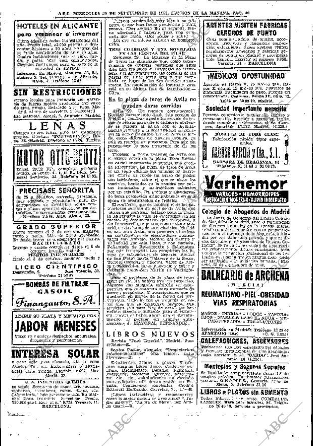 ABC MADRID 30-09-1953 página 46