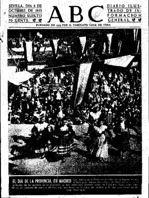 ABC SEVILLA 08-10-1953 página 1