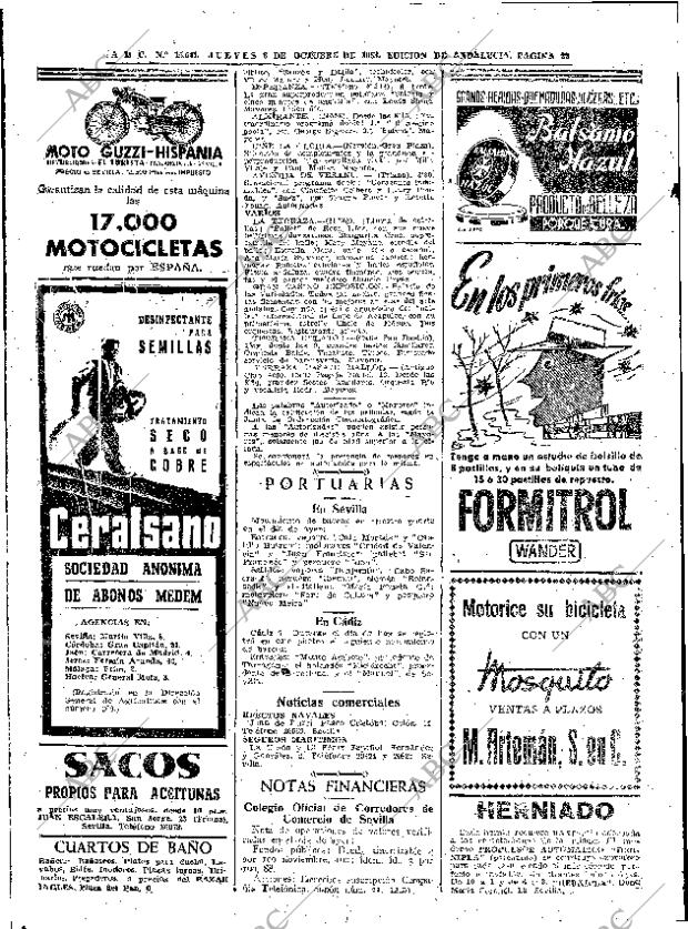 ABC SEVILLA 08-10-1953 página 22