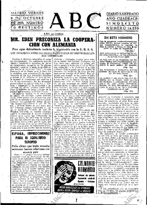 ABC MADRID 09-10-1953 página 15