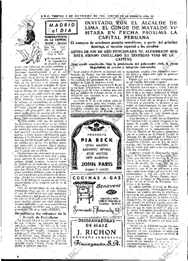 ABC MADRID 09-10-1953 página 25