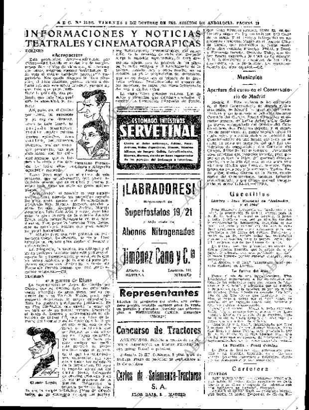 ABC SEVILLA 09-10-1953 página 19