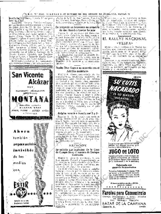 ABC SEVILLA 09-10-1953 página 22