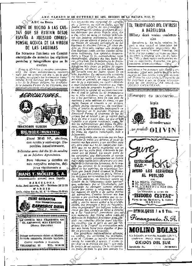 ABC MADRID 10-10-1953 página 30