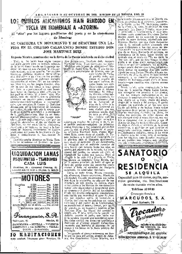 ABC MADRID 10-10-1953 página 35