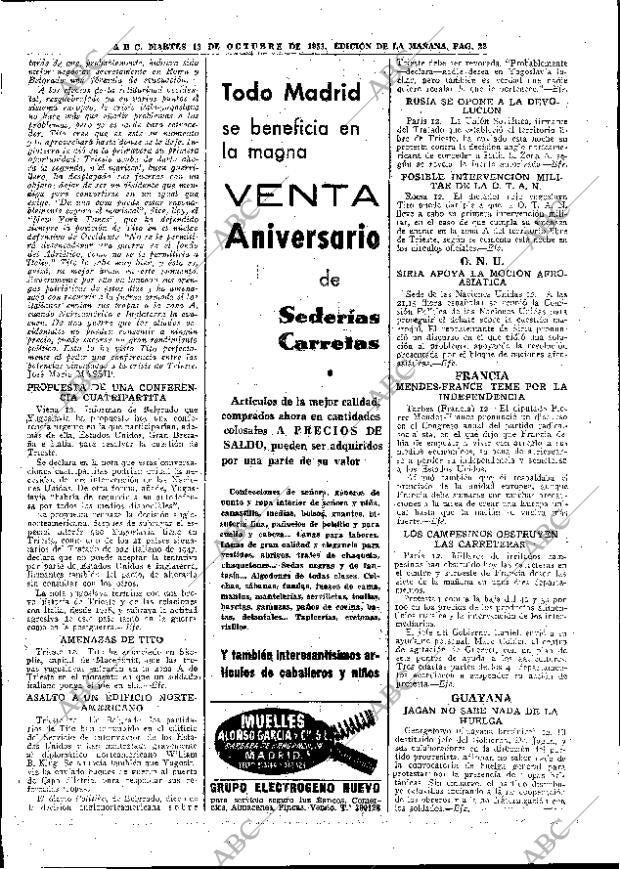 ABC MADRID 13-10-1953 página 20