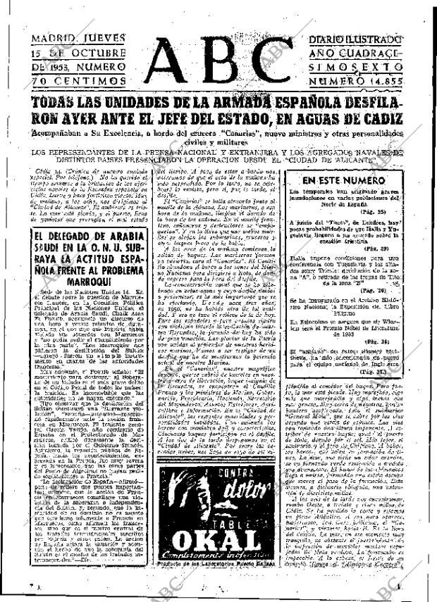 ABC MADRID 15-10-1953 página 23