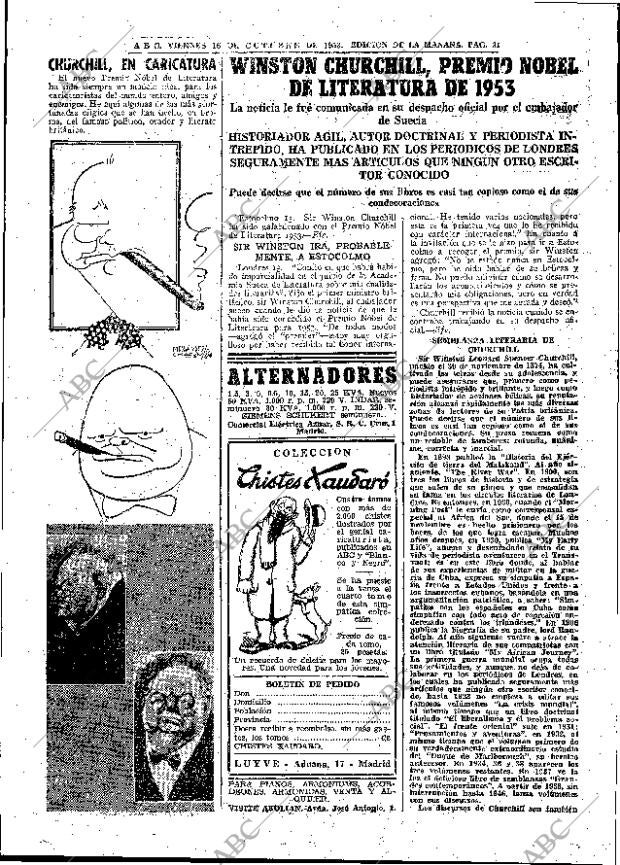 ABC MADRID 16-10-1953 página 31