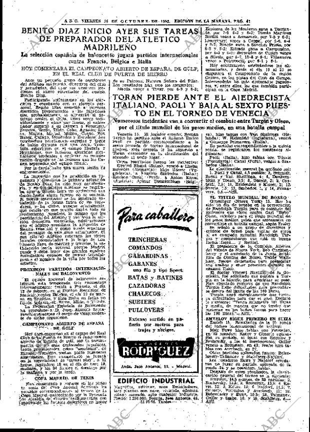 ABC MADRID 16-10-1953 página 41