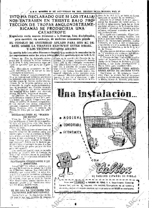 ABC MADRID 20-10-1953 página 17