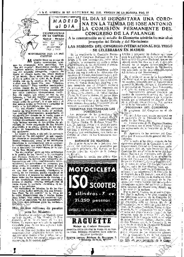 ABC MADRID 20-10-1953 página 27