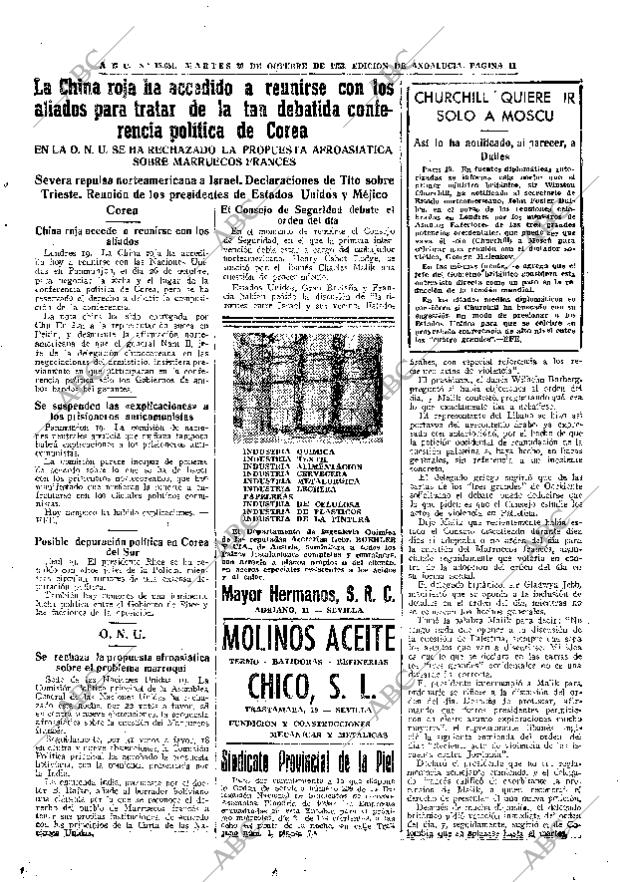 ABC SEVILLA 20-10-1953 página 11