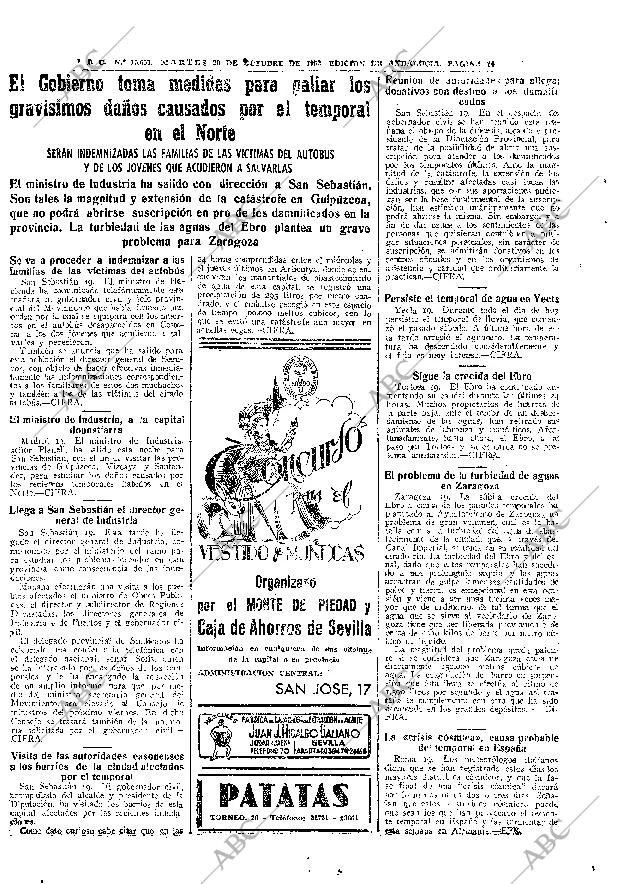 ABC SEVILLA 20-10-1953 página 14