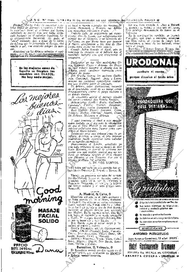 ABC SEVILLA 20-10-1953 página 22