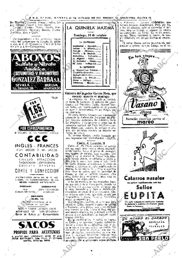 ABC SEVILLA 20-10-1953 página 24